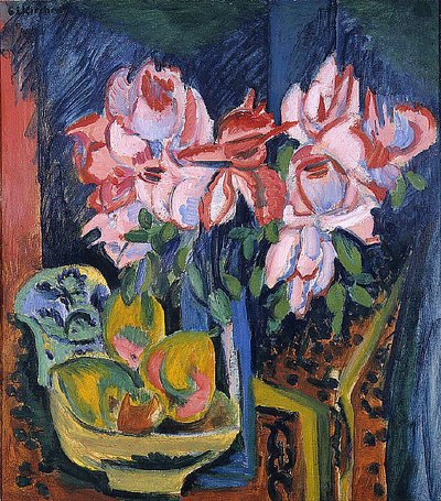 Rose rosa da Ernst Ludwig Kirchner